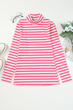 Load image into Gallery viewer, 4 Styles - Striped Print Textured Knit Long Sleeve Tee - Sizes S-XL Ti Amo I love you
