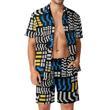 Load image into Gallery viewer, 4 Styles - Ti Amo I love you - Exclusive Brand  - Mens Leisure Beach Suit - Shirt+ Shorts Ti Amo I love you
