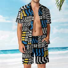 Load image into Gallery viewer, 4 Styles - Ti Amo I love you - Exclusive Brand  - Mens Leisure Beach Suit - Shirt+ Shorts Ti Amo I love you
