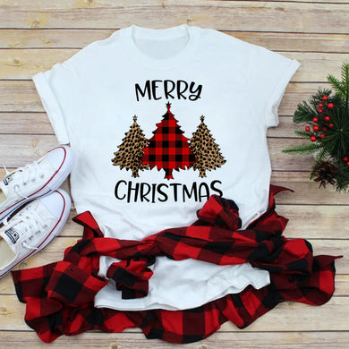 4 Styles - Womens Christmas Tree T-shirt - Sizes S-3XL Ti Amo I love you