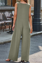 Load image into Gallery viewer, Full Size V-Neck Wide Strap Jumpsuit
