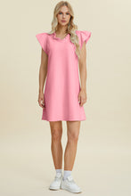 Load image into Gallery viewer, Double Take Full Size Ruffled V-Neck Cap Sleeve Dress
