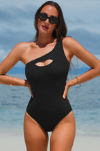 Load image into Gallery viewer, Cutout One Shoulder Sleeveless One-Piece Swimwear
