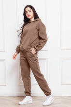 Load image into Gallery viewer, Drop Shoulder Long Sleeve Hoodie and Pants Set
