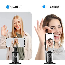 Load image into Gallery viewer, 360 Auto Face Tracking Gimbal AI Smart Gimbal Face Tracking Auto Phone Holder For Smartphone Video Vlog Live Stabilizer Tripod
