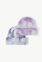 Load image into Gallery viewer, Tie-Dye Ribbed Cuffed Beanie
