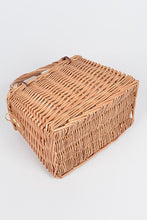 Load image into Gallery viewer, Bamboo Weaved Small Picnic Basket Clutch
