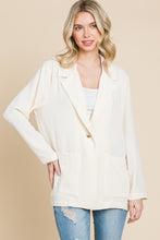 Load image into Gallery viewer, Culture Code One Button Long Sleeve Blazer with Pockets
