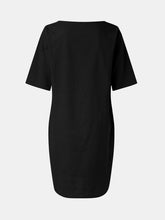 Load image into Gallery viewer, Full Size Round Neck Half Sleeve Dress with Pockets
