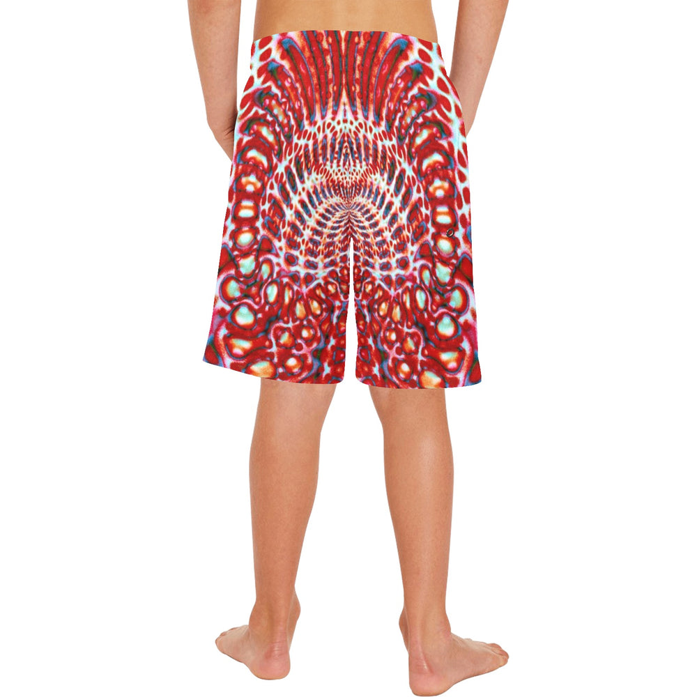 Ti Amo I love you - Exclusive Brand  - Boys' Casual Beach Shorts - Sizes XS-XL