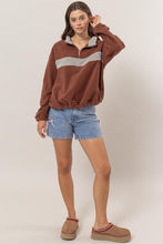 Load image into Gallery viewer, HYFVE Fleece Color Block Half Zip Sweatshirt

