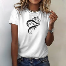 Load image into Gallery viewer, Ti Amo I love you - Exclusive Brand - Double Heart - Women&#39;s 100% Cotton T-Shirt - 2XS-4XS
