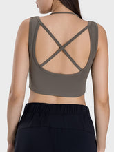 Load image into Gallery viewer, Crisscross Square Neck Active Tank
