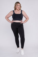 Load image into Gallery viewer, Plus Premium Cotton Full Length Leggings
