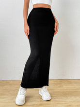 Load image into Gallery viewer, Slit Maxi Wrap Skirt
