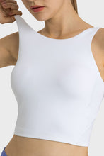 Load image into Gallery viewer, Feel Like Skin Highly Stretchy Cropped Sports Tank
