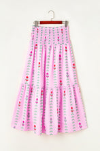 Load image into Gallery viewer, Smocked Printed High Waist Skirt
