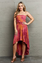 Load image into Gallery viewer, Ninexis In The Mix Sleeveless High Low Tie Dye Dress
