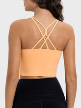 Load image into Gallery viewer, Crisscross Round Neck Active Tank
