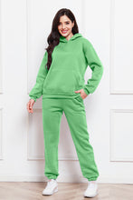 Load image into Gallery viewer, Drop Shoulder Long Sleeve Hoodie and Pants Set
