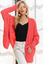 Load image into Gallery viewer, ADORA Popcorn Knit Open Front Long Sleeve Cardigan
