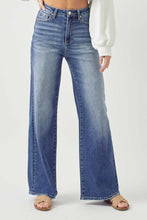 Load image into Gallery viewer, Risen Plus Size High Rise Wide Leg Jeans
