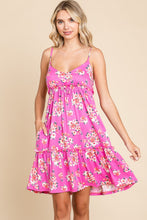 Load image into Gallery viewer, Culture Code Full Size Floral Ruffled Cami Dress
