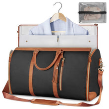 Load image into Gallery viewer, Womens Large Capacity Travel Duffle Bag  Folding Suit Bag Waterproof Clothes Handbag Totes
