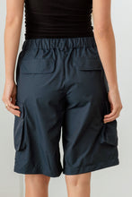 Load image into Gallery viewer, Tasha Apparel Navy Cargo Bermuda Shorts
