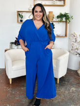 Load image into Gallery viewer, Double Take Full Size Half Sleeve Wide Leg Jumpsuit
