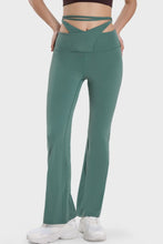 Load image into Gallery viewer, Tied Mid-Rise Waist Active Pants
