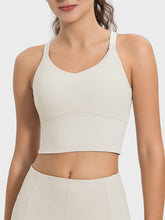 Load image into Gallery viewer, Crisscross Round Neck Active Tank
