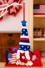 Load image into Gallery viewer, 4pc Set - Patriotic Knit Hanging Gnomes Ti Amo I love you
