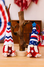 Load image into Gallery viewer, 4pc Set - Patriotic Knit Hanging Gnomes Ti Amo I love you
