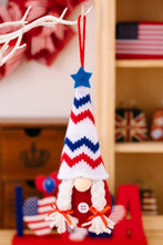 Load image into Gallery viewer, 4pc Set - Patriotic Knit Hanging Gnomes Ti Amo I love you
