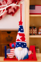 Load image into Gallery viewer, 4pc Set - Patriotic Knit Hanging Gnomes Ti Amo I love you
