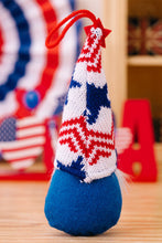 Load image into Gallery viewer, 4pc Set - Patriotic Knit Hanging Gnomes Ti Amo I love you
