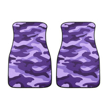 Load image into Gallery viewer, 4pc Set - Ti Amo I love you - Exclusive Brand - Minsk, Grape 2, Mauve 2, Fushia Blue &amp; Jacarta Camouflage - Car Floor Mats Ti Amo I love you
