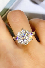 Load image into Gallery viewer, 5 Carat Moissanite 6-Prong Ring Ti Amo I love you
