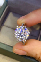 Load image into Gallery viewer, 5 Carat Moissanite 6-Prong Ring Ti Amo I love you
