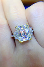 Load image into Gallery viewer, 5 Carat Moissanite 925 Sterling Silver Ring Ti Amo I love you
