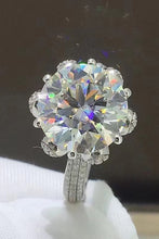 Load image into Gallery viewer, 5 Carat  Moissanite Side Stone Ring - Only Size 8 Left Ti Amo I love you
