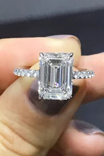 Load image into Gallery viewer, 5 Carat Moissanite Side Stone Ring - Sizes 5-9 Ti Amo I love you
