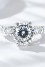 Load image into Gallery viewer, 5 Carat Moissanite Side Stone Ring - Sizes 5-9 Ti Amo I love you
