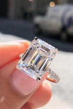 Load image into Gallery viewer, 5 Carat Moissanite Side Stone Ring - Sizes 5-9 Ti Amo I love you
