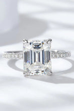 Load image into Gallery viewer, 5 Carat Moissanite Side Stone Ring - Sizes 5-9 Ti Amo I love you
