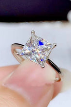 Load image into Gallery viewer, 5 Carat Moissanite Solitaire Ring Ti Amo I love you
