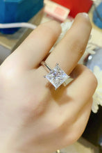 Load image into Gallery viewer, 5 Carat Moissanite Solitaire Ring Ti Amo I love you
