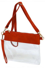 Load image into Gallery viewer, 5.Colors - Fashion See Thru Transparent Clutch Crossbody Bag Ti Amo I love you
