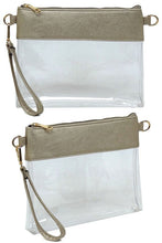 Load image into Gallery viewer, 5.Colors - Fashion See Thru Transparent Clutch Crossbody Bag Ti Amo I love you
